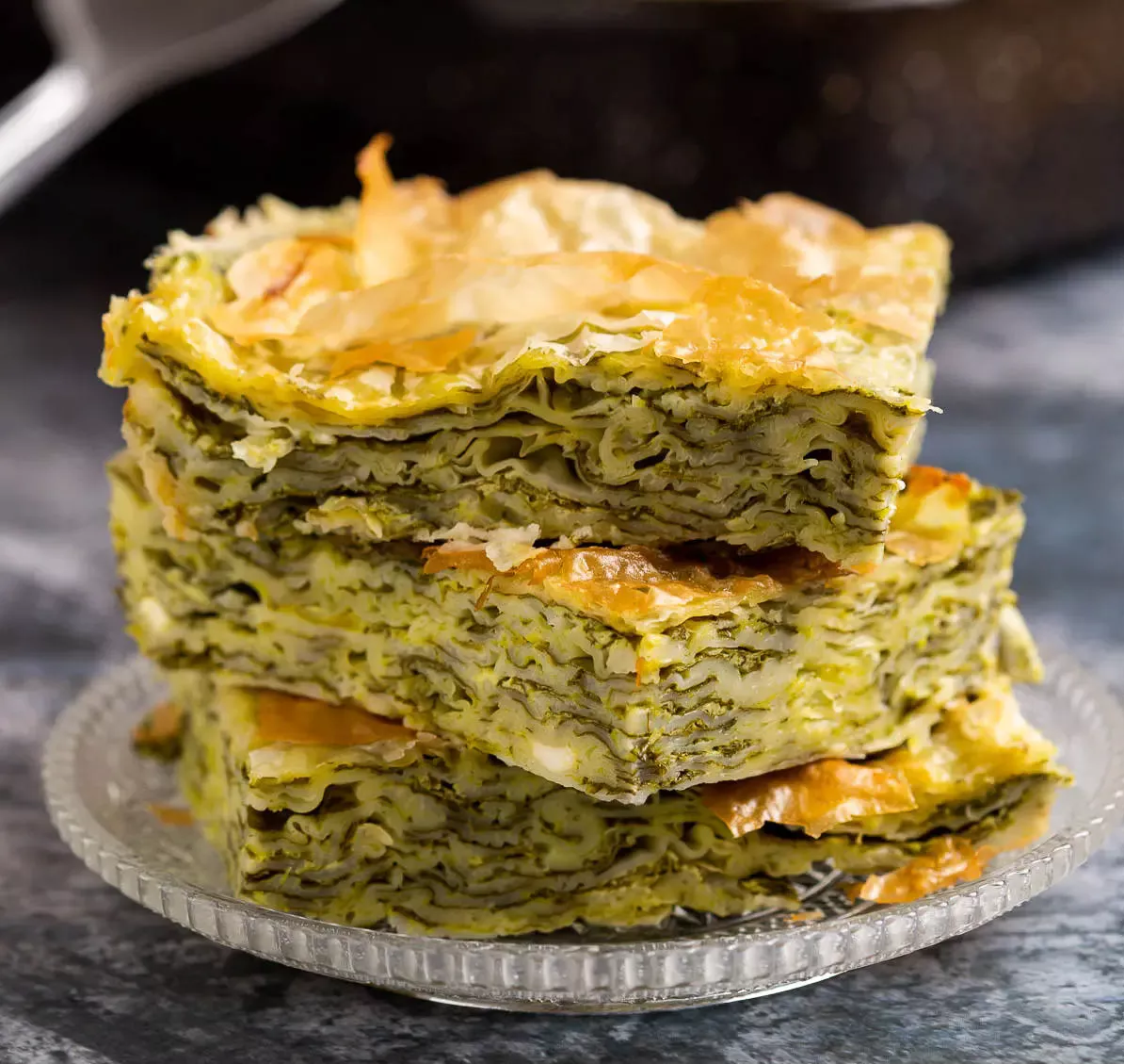 feta, ricotta and spinach phyllo pie