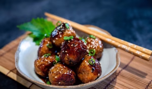 Ankake meatballs