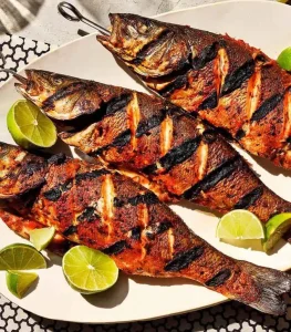 Pescado Embarazado - Grilled Fish Skewers