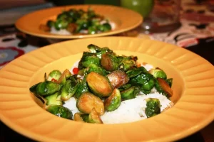 Thai Stir-Fried Brussels Sprouts